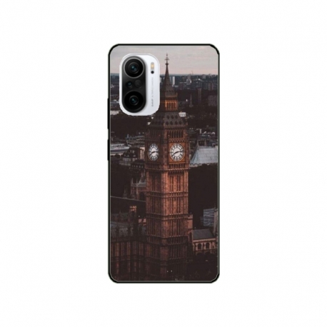 Husa personalizata tip carcasa HQPrint pentru Xiaomi Poco F3, model Big Ben 2, multicolor, S1D1M0014