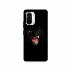 Husa personalizata tip carcasa HQPrint pentru Xiaomi Poco F3, model Black Cat 2, multicolor, S1D1M0016