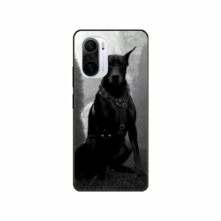 Husa personalizata tip carcasa HQPrint pentru Xiaomi Poco F3, model Doberman, multicolor, S1D1M0018