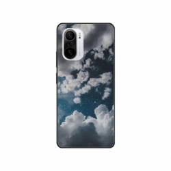 Husa personalizata tip carcasa HQPrint pentru Xiaomi Poco F3, model Blue Sky, multicolor, S1D1M0023
