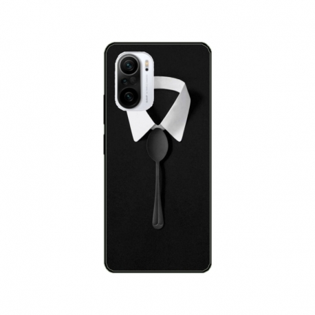 Husa personalizata tip carcasa HQPrint pentru Xiaomi Poco F3, model Mr Fancy, multicolor, S1D1M0036