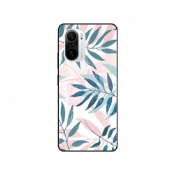 Husa personalizata tip carcasa HQPrint pentru Xiaomi Poco F3, model Leaf Design 1, multicolor, S1D1M0044