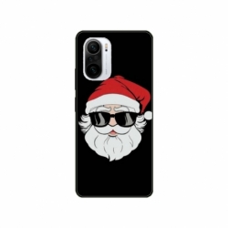 Husa personalizata tip carcasa HQPrint pentru Xiaomi Poco F3, model Cool Santa, multicolor, S1D1M0046