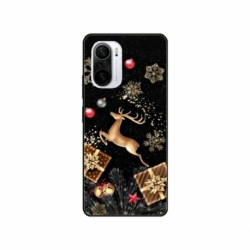 Husa personalizata tip carcasa HQPrint pentru Xiaomi Poco F3, model Reindeer 2, multicolor, S1D1M0052