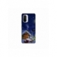 Husa personalizata tip carcasa HQPrint pentru Xiaomi Poco F3, model Christmas Cottage, multicolor, S1D1M0059