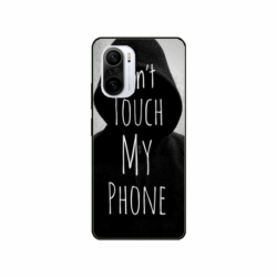 Husa personalizata tip carcasa HQPrint pentru Xiaomi Poco F3, model Dont touch my phone 2, multicolor, S1D1M0065