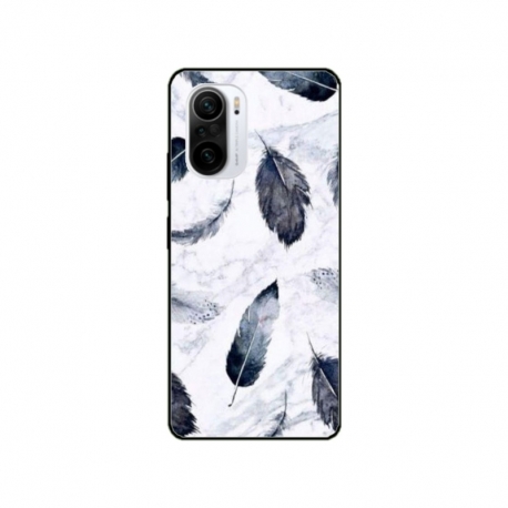 Husa personalizata tip carcasa HQPrint pentru Xiaomi Poco F3, model Leaf Design 2, multicolor, S1D1M0071