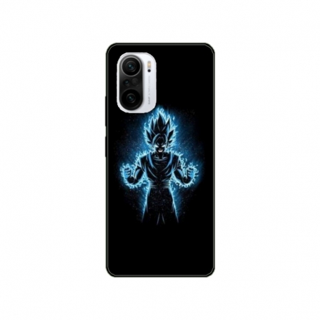 Husa personalizata tip carcasa HQPrint pentru Xiaomi Poco F3, model Goku, multicolor, S1D1M0087