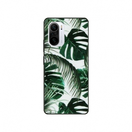 Husa personalizata tip carcasa HQPrint pentru Xiaomi Poco F3, model Leaf Design 3, multicolor, S1D1M0088