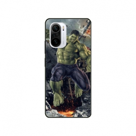 Husa personalizata tip carcasa HQPrint pentru Xiaomi Poco F3, model Hulk 1, multicolor, S1D1M0099