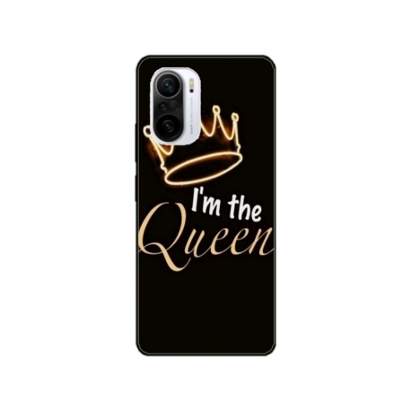 Husa personalizata tip carcasa HQPrint pentru Xiaomi Poco F3, model Im the Queen, multicolor, S1D1M0101