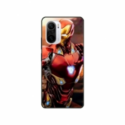 Husa personalizata tip carcasa HQPrint pentru Xiaomi Poco F3, model Iron Man 1, multicolor, S1D1M0102