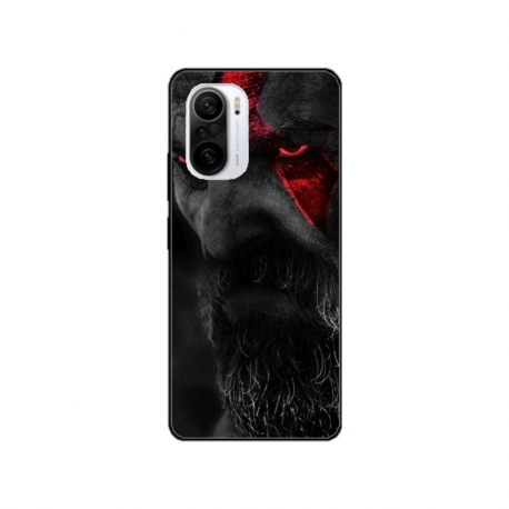 Husa personalizata tip carcasa HQPrint pentru Xiaomi Poco F3, model God of War 3, multicolor, S1D1M0111