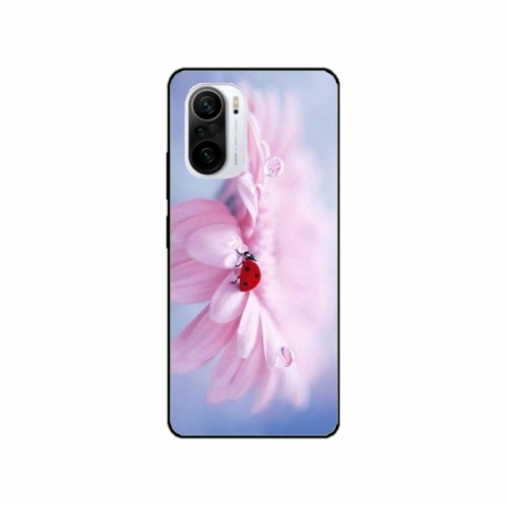 Husa personalizata tip carcasa HQPrint pentru Xiaomi Poco F3, model Flowers 5, multicolor, S1D1M0114