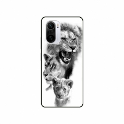 Husa personalizata tip carcasa HQPrint pentru Xiaomi Poco F3, model Lion 3, multicolor, S1D1M0118