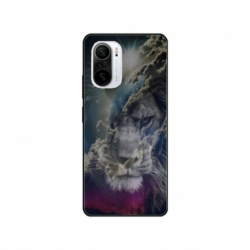 Husa personalizata tip carcasa HQPrint pentru Xiaomi Poco F3, model Lion 4, multicolor, S1D1M0120