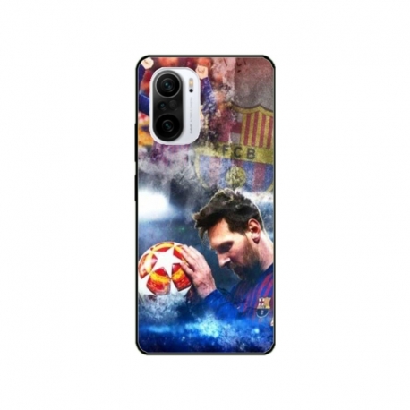 Husa personalizata tip carcasa HQPrint pentru Xiaomi Poco F3, model Messi 1, multicolor, S1D1M0122