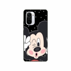 Husa personalizata tip carcasa HQPrint pentru Xiaomi Poco F3, model Mickey 1, multicolor, S1D1M0124