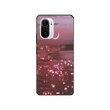 Husa personalizata tip carcasa HQPrint pentru Xiaomi Poco F3, model Pink Sky, multicolor, S1D1M0129