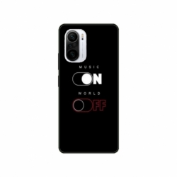 Husa personalizata tip carcasa HQPrint pentru Xiaomi Poco F3, model Phone On World Off, multicolor, S1D1M0131