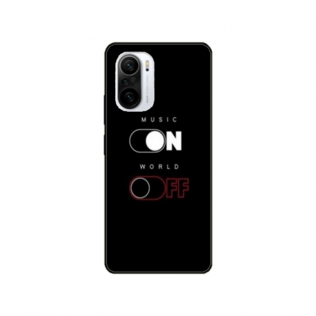 Husa personalizata tip carcasa HQPrint pentru Xiaomi Poco F3, model Phone On World Off, multicolor, S1D1M0131