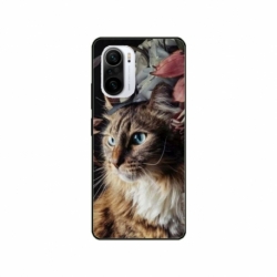 Husa personalizata tip carcasa HQPrint pentru Xiaomi Poco F3, model Cat 1, multicolor, S1D1M0143