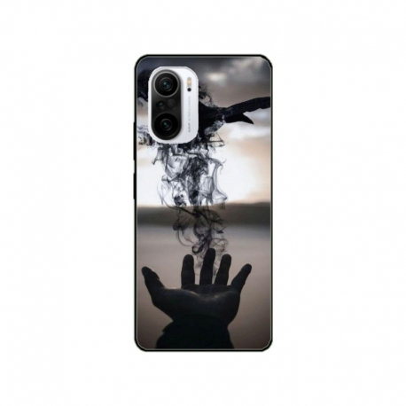 Husa personalizata tip carcasa HQPrint pentru Xiaomi Poco F3, model Black Magic, multicolor, S1D1M0152