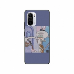 Husa personalizata tip carcasa HQPrint pentru Xiaomi Poco F3, model Squidward 1, multicolor, S1D1M0161