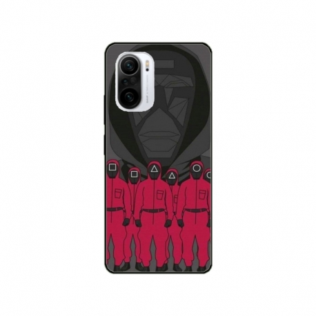 Husa personalizata tip carcasa HQPrint pentru Xiaomi Poco F3, model Squid Game 15, multicolor, S1D1M0187