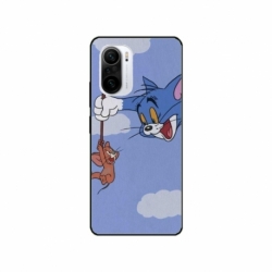 Husa personalizata tip carcasa HQPrint pentru Xiaomi Poco F3, model Tom and Jerry 1, multicolor, S1D1M0203