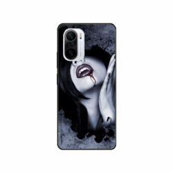 Husa personalizata tip carcasa HQPrint pentru Xiaomi Poco F3, model Vampire, multicolor, S1D1M0210