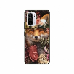 Husa personalizata tip carcasa HQPrint pentru Xiaomi Poco F3, model Fox, multicolor, S1D1M0213