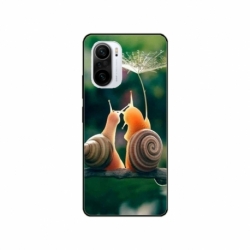Husa personalizata tip carcasa HQPrint pentru Xiaomi Poco F3, model Snail, multicolor, S1D1M0231