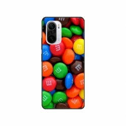 Husa personalizata tip carcasa HQPrint pentru Xiaomi Poco F3, model MandM, multicolor, S1D1M0257
