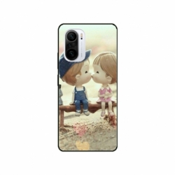Husa personalizata tip carcasa HQPrint pentru Xiaomi Poco F3, model Kiss, multicolor, S1D1M0259