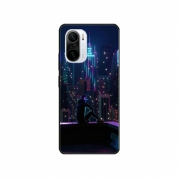 Husa personalizata tip carcasa HQPrint pentru Xiaomi Poco F3, model Neon City, multicolor, S1D1M0260