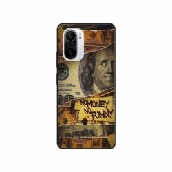 Husa personalizata tip carcasa HQPrint pentru Xiaomi Poco F3, model No Money No Funny, multicolor, S1D1M0262