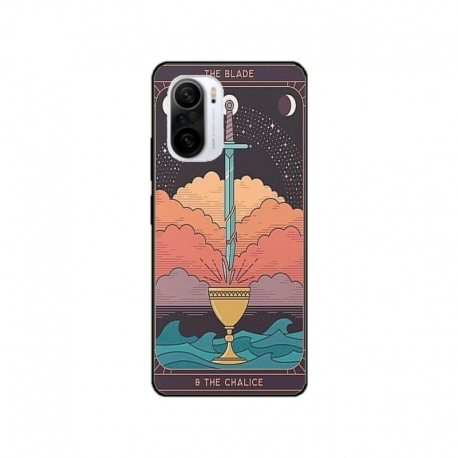 Husa personalizata tip carcasa HQPrint pentru Xiaomi Poco F3, model Tarrot, multicolor, S1D1M0267