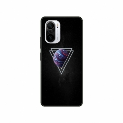 Husa personalizata tip carcasa HQPrint pentru Xiaomi Poco F3, model Triangle Planet, multicolor, S1D1M0278