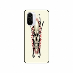 Husa personalizata tip carcasa HQPrint pentru Xiaomi Poco F3, model Skull 1, multicolor, S1D1M0284