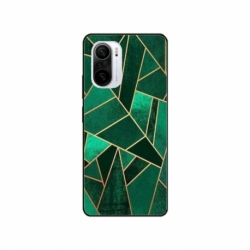 Husa personalizata tip carcasa HQPrint pentru Xiaomi Poco F3, model Emerald, multicolor, S1D1M0287