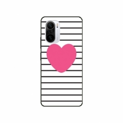 Husa personalizata tip carcasa HQPrint pentru Xiaomi Poco F3, model Heart, multicolor, S1D1M0291