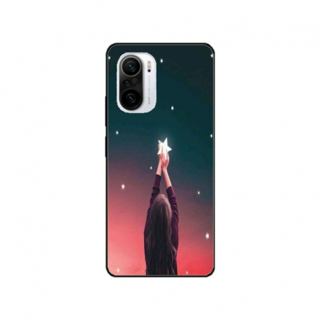 Husa personalizata tip carcasa HQPrint pentru Xiaomi Poco F3, model Star stealing, multicolor, S1D1M0292