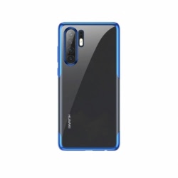 Husa HUAWEI P30 Pro - Plating Soft (Albastru)