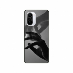 Husa personalizata tip carcasa HQPrint pentru Xiaomi Poco F3, model Hand Reach, multicolor, S1D1M0318