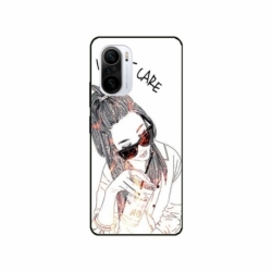 Husa personalizata tip carcasa HQPrint pentru Xiaomi Poco F3, model I dont care, multicolor, S1D1M0320