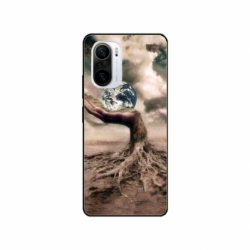 Husa personalizata tip carcasa HQPrint pentru Xiaomi Poco F3, model Abstract 4, multicolor, S1D1M0339