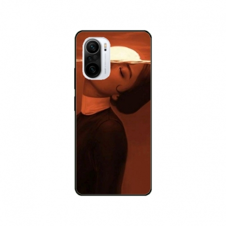 Husa personalizata tip carcasa HQPrint pentru Xiaomi Poco F3, model Sun Girl, multicolor, S1D1M0359