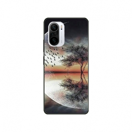 Husa personalizata tip carcasa HQPrint pentru Xiaomi Poco F3, model Time Flies 3, multicolor, S1D1M0366