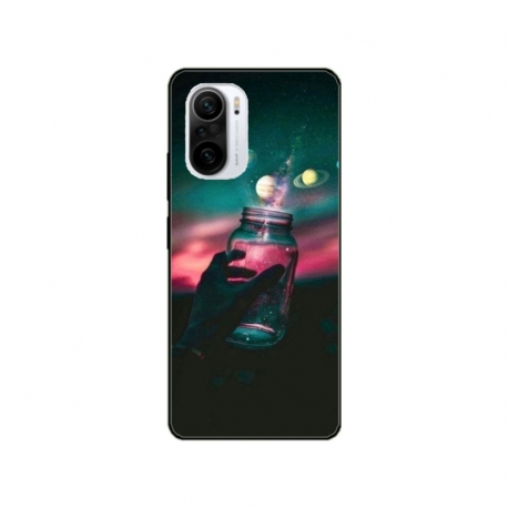 Husa personalizata tip carcasa HQPrint pentru Xiaomi Poco F3, model Colorful 10, multicolor, S1D1M0369